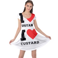 I Love Custard Cap Sleeve Dress by ilovewhateva