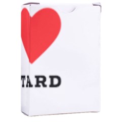 I Love Custard Playing Cards Single Design (rectangle) With Custom Box by ilovewhateva