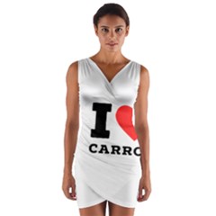 I Love Carrots  Wrap Front Bodycon Dress by ilovewhateva