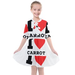 I Love Carrots  Kids  All Frills Chiffon Dress by ilovewhateva