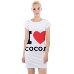 I Love Cocoa Cap Sleeve Bodycon Dress by ilovewhateva