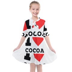 I Love Cocoa Kids  All Frills Chiffon Dress by ilovewhateva