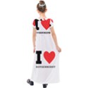 I love boysenberry  Kids  Short Sleeve Maxi Dress View2