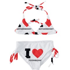 I Love Boysenberry  Kids  Classic Bikini Set by ilovewhateva