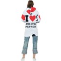 I love white pepper Women s Long Oversized Pullover Hoodie View2