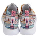 Pattern Texture Multi Colored Variation Women s Lightweight High Top Sneakers View4