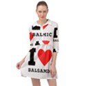 I love balsamic Mini Skater Shirt Dress View1