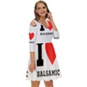 I love balsamic Shoulder Cut Out Zip Up Dress View3