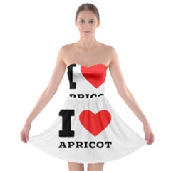 I Love Apricot  Strapless Bra Top Dress by ilovewhateva