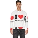 I love apricot  Men s Fleece Sweatshirt View1