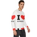 I love apricot  Men s Fleece Sweatshirt View3