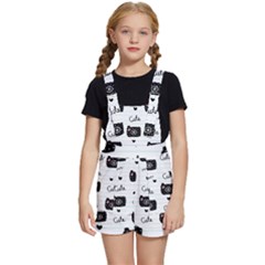 Cute Cameras Doodles Hand Drawn Kids  Short Overalls by Cowasu