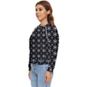 Snowflakes Background Pattern Women s Long Sleeve Raglan Tee View2