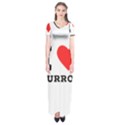 I love turron  Short Sleeve Maxi Dress View1