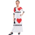 I love turron  Kids  Quarter Sleeve Maxi Dress View1