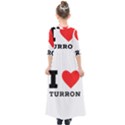 I love turron  Kids  Quarter Sleeve Maxi Dress View2