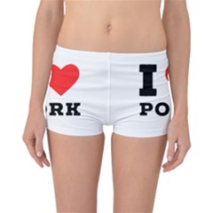 I Love Pork  Reversible Boyleg Bikini Bottoms by ilovewhateva