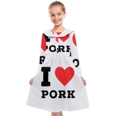 I Love Pork  Kids  Midi Sailor Dress by ilovewhateva