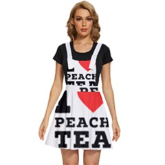 I Love Peach Tea Apron Dress by ilovewhateva