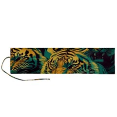 Tiger Roll Up Canvas Pencil Holder (l) by danenraven