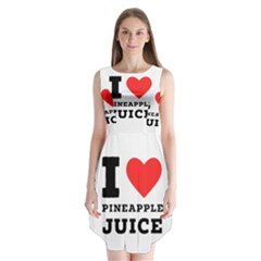 I Love Pineapple Juice Sleeveless Chiffon Dress   by ilovewhateva