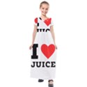 I love juice Kids  Short Sleeve Maxi Dress View1