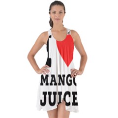 I Love Mango Juice  Show Some Back Chiffon Dress by ilovewhateva