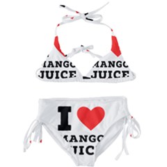 I Love Mango Juice  Kids  Classic Bikini Set by ilovewhateva