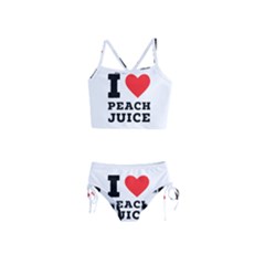 I Love Peach Juice Girls  Tankini Swimsuit by ilovewhateva