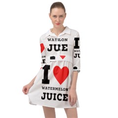 I Love Watermelon Juice Mini Skater Shirt Dress by ilovewhateva