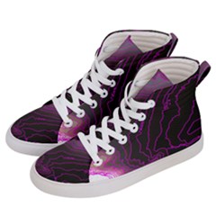 Pink Storm Pink Lightning Women s Hi-top Skate Sneakers by Bangk1t