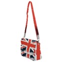 Union Jack England Uk United Kingdom London Shoulder Bag with Back Zipper View2