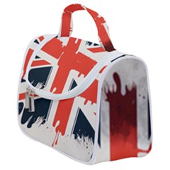 Union Jack England Uk United Kingdom London Satchel Handbag by Bangk1t