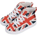 Union Jack England Uk United Kingdom London Kids  Hi-Top Skate Sneakers View2