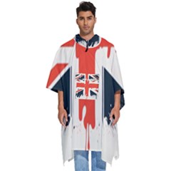 Union Jack England Uk United Kingdom London Men s Hooded Rain Ponchos by Bangk1t