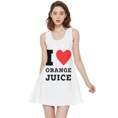 I Love Orange Juice Inside Out Reversible Sleeveless Dress by ilovewhateva