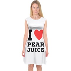 I Love Pear Juice Capsleeve Midi Dress by ilovewhateva