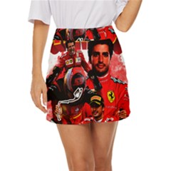 Carlos Sainz Mini Front Wrap Skirt by Boster123