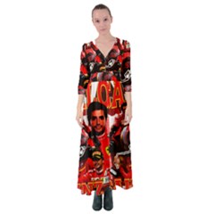 Carlos Sainz Button Up Maxi Dress by Boster123