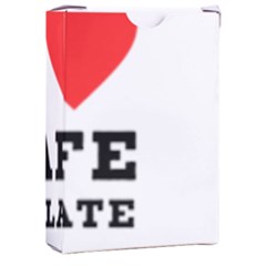 I Love Cafe Au Late Playing Cards Single Design (rectangle) With Custom Box by ilovewhateva