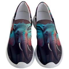 Elephant Tusks Trunk Wildlife Africa Women s Lightweight Slip Ons by Ndabl3x