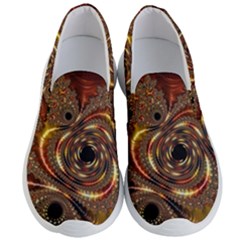 Geometric Art Fractal Abstract Art Men s Lightweight Slip Ons by Ndabl3x