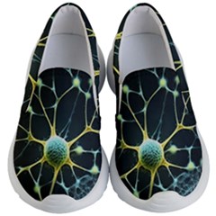 Neuron Network Kids Lightweight Slip Ons by Ndabl3x