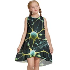 Neuron Network Kids  Frill Swing Dress by Ndabl3x