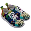 Mushrooms Fungi Psychedelic Kids Athletic Shoes View3