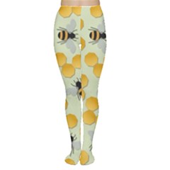 Honey Bee Bees Pattern Tights by Ndabl3x