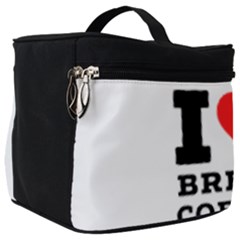 I Love Breve Coffee Make Up Travel Bag (big) by ilovewhateva