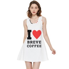 I Love Breve Coffee Inside Out Reversible Sleeveless Dress by ilovewhateva