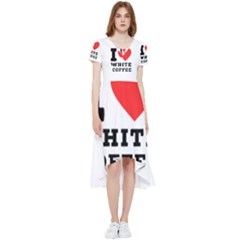 I Love White Coffee High Low Boho Dress by ilovewhateva