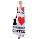 I love espresso coffee Half Sleeves Maxi Dress View1